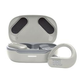 JBL Endurance Peak 3 - White - Dust and water proof True Wireless active earbuds - Hero JBL Endurance Peak 3 - White - Dust and water proof True Wireless active earbuds - Hero